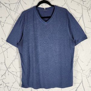 Kit & Ace Blue V-Neck Athletic Short Sleeve T-Shirt